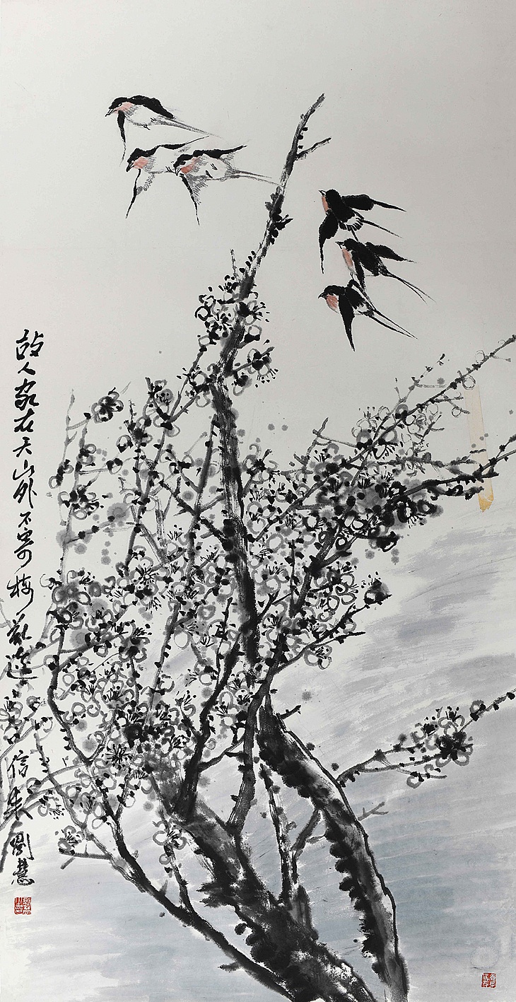 15、《寒香引客》（已售）