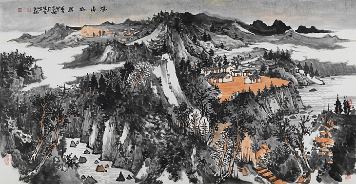 60、《溪山幽居》（已售）