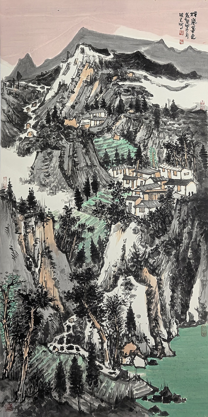 74、《烟岚暮色》（已售）