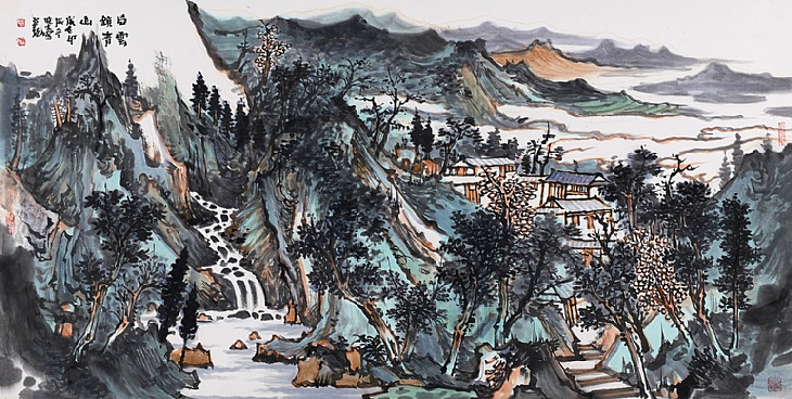 86、《白云锁青山》（已售）