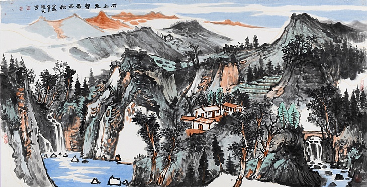 91、《石上泉声》（已售）