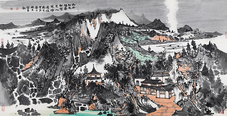 107、《积雨春树》（已售）