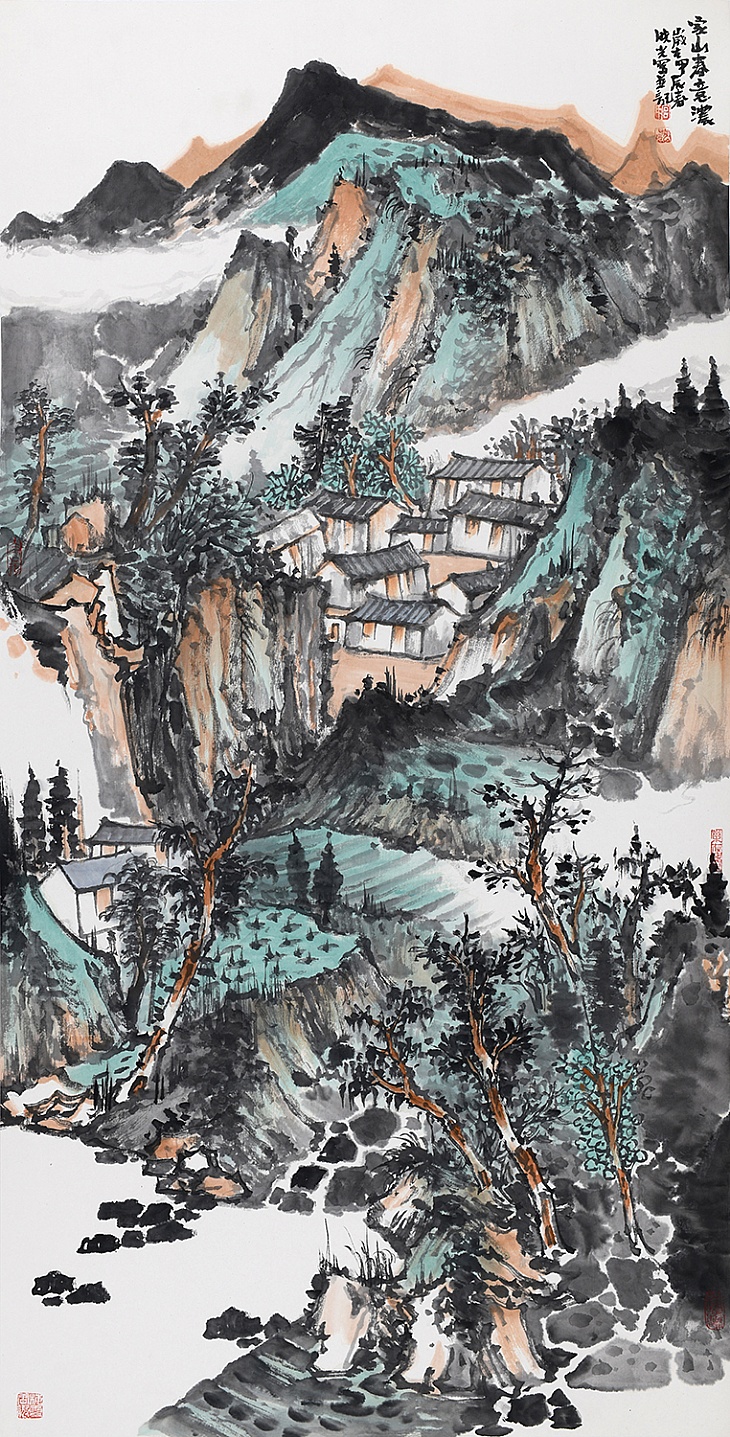 108、《家山春意浓》（已售）