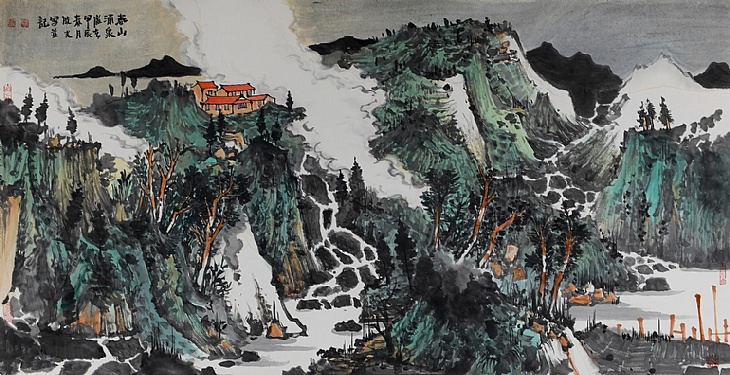 112、《春山涌泉》（已售）