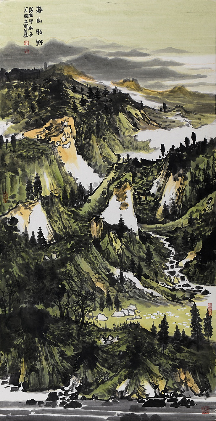 119、《春山牧野》（已售）