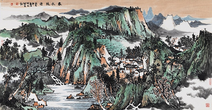 128、《春水流香》（已售）