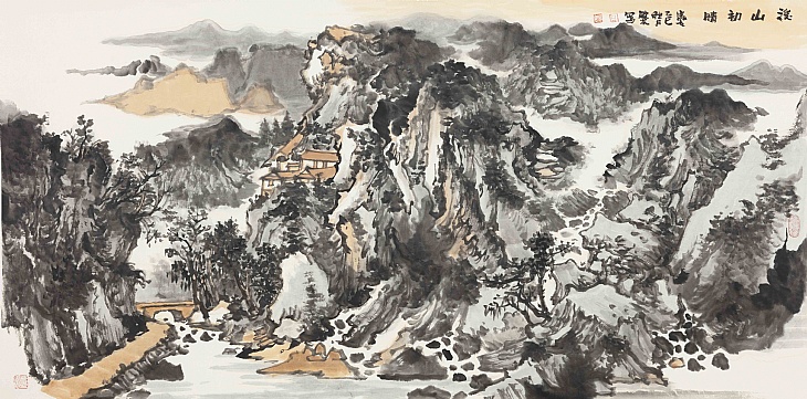 16、《溪山初晴》