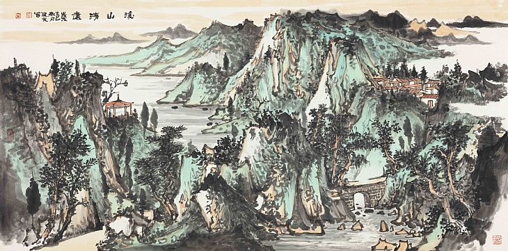 19、《溪山清远》