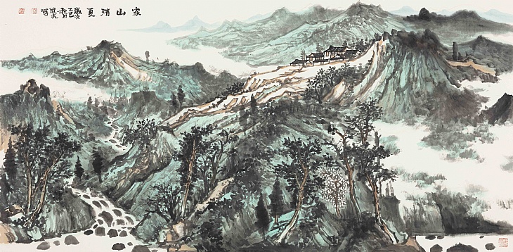 26、《家山清夏》