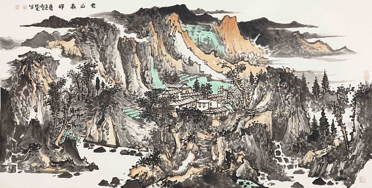 28、《云山春晖》