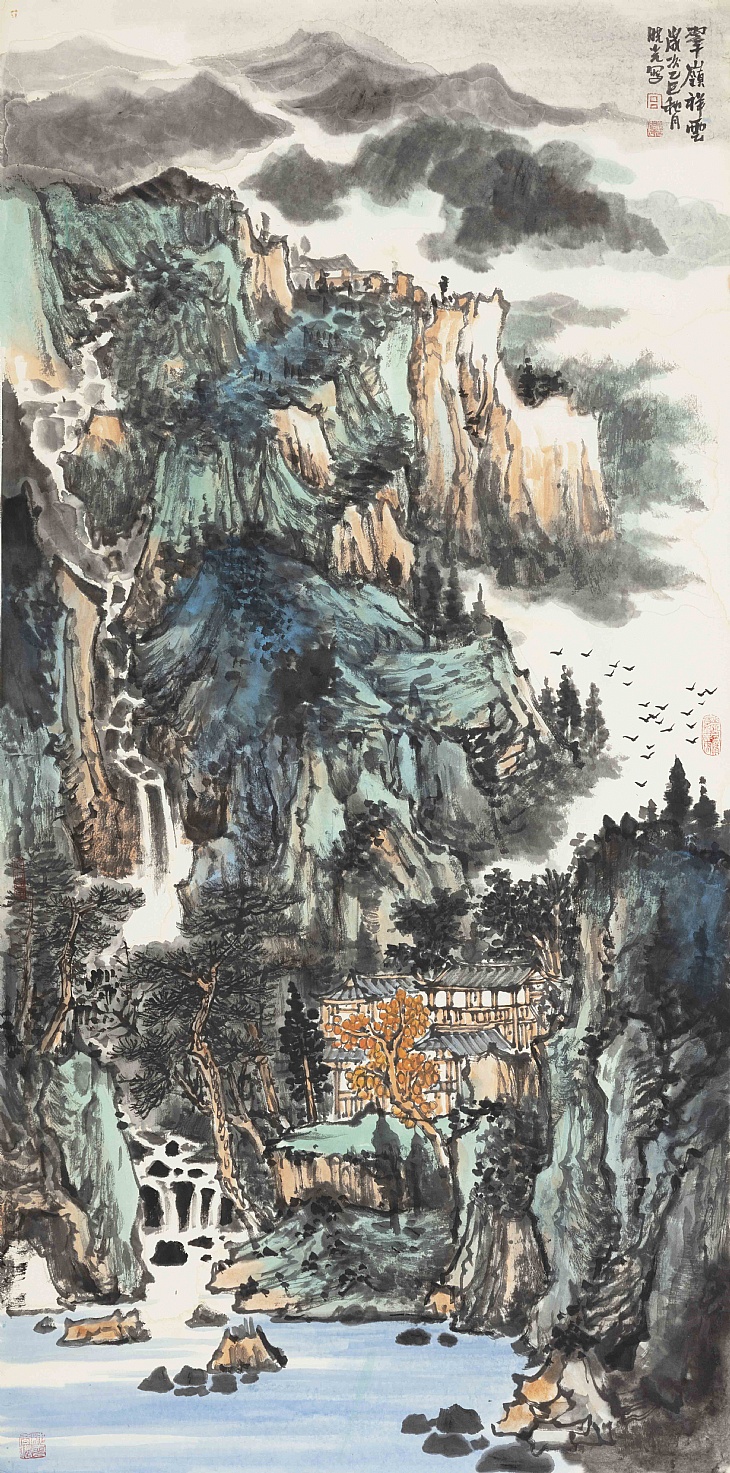 48、《翠岭祥云》